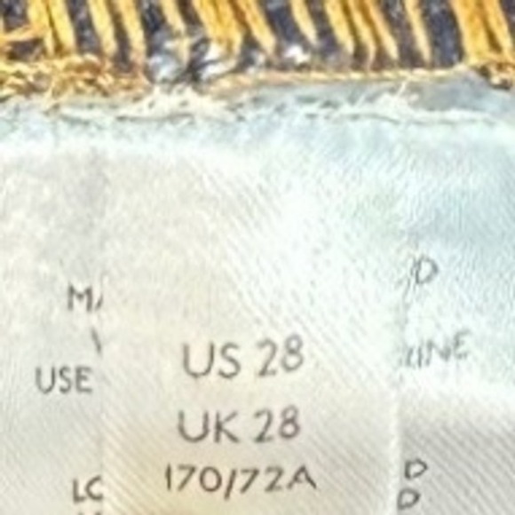 Free People We The Free Dakota High Rise Straight Leg Jeans Distressed, Size 28 - Picture 10 of 10